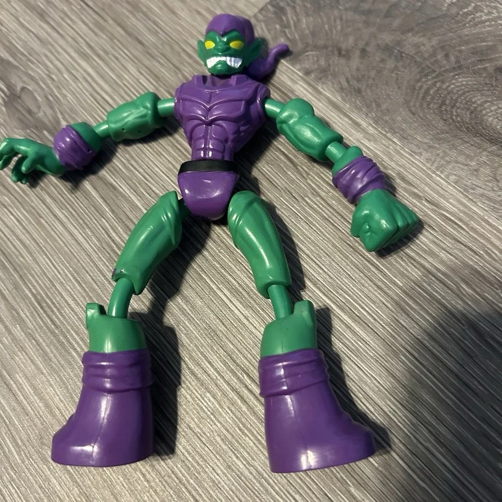 Marvel Spider-man 6 inch GREEN GOBLIN Bendy bend and flex universe